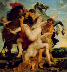 Rape of the Daughters of Leucippus Peter Paul Rubens